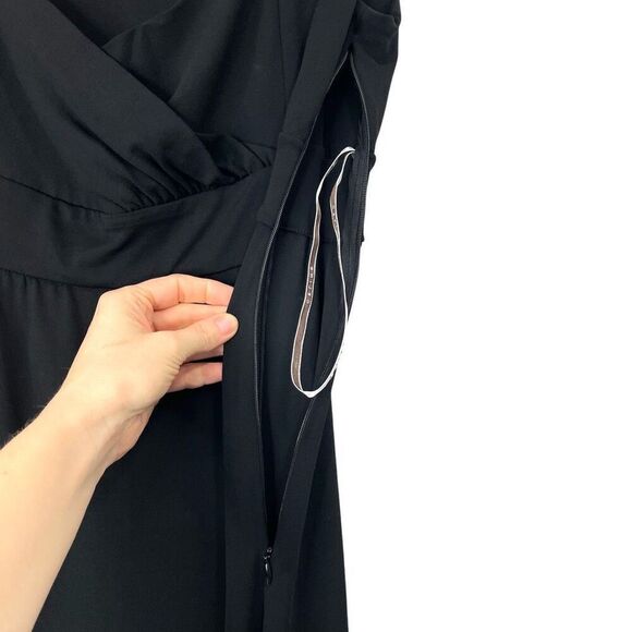 Celine little‎ black sheath midi dress Size EU 40 black designer - Picture 5 of 9